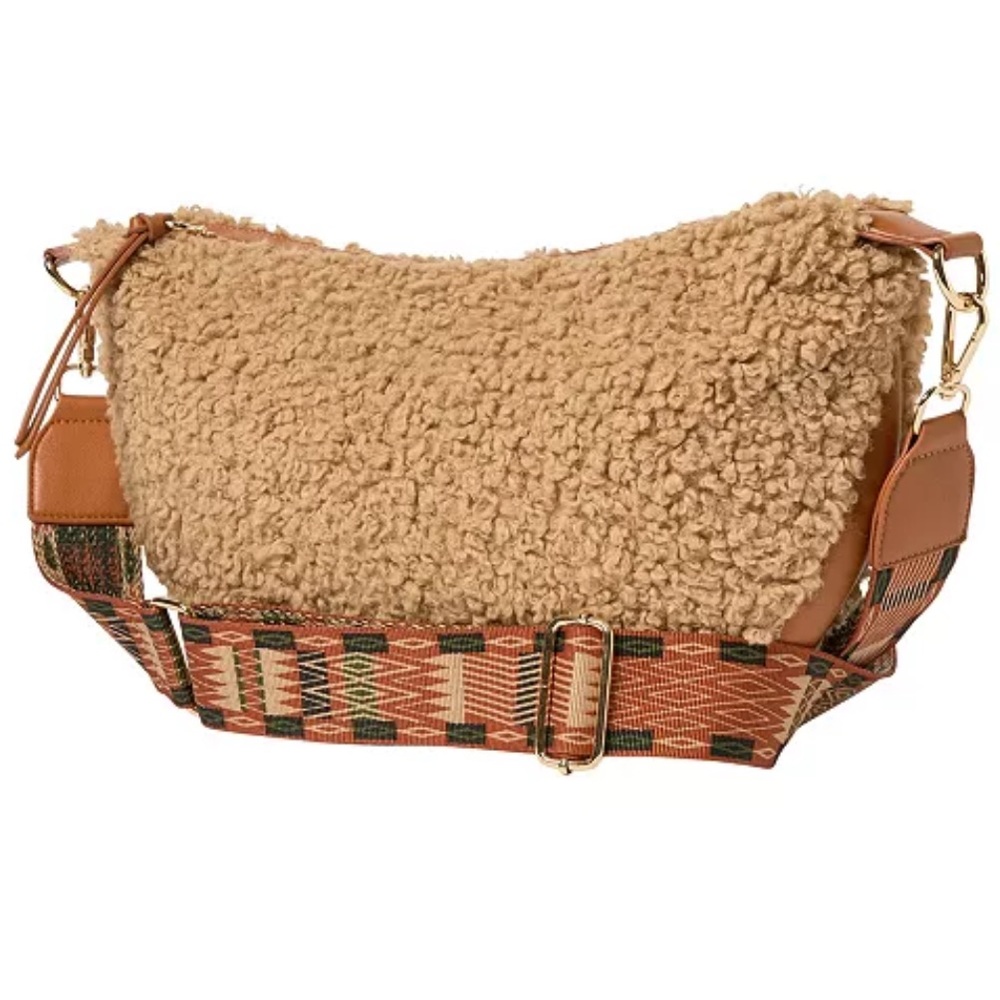 Urban Originals Dance soft Sherpa bag with two straps.  NWT